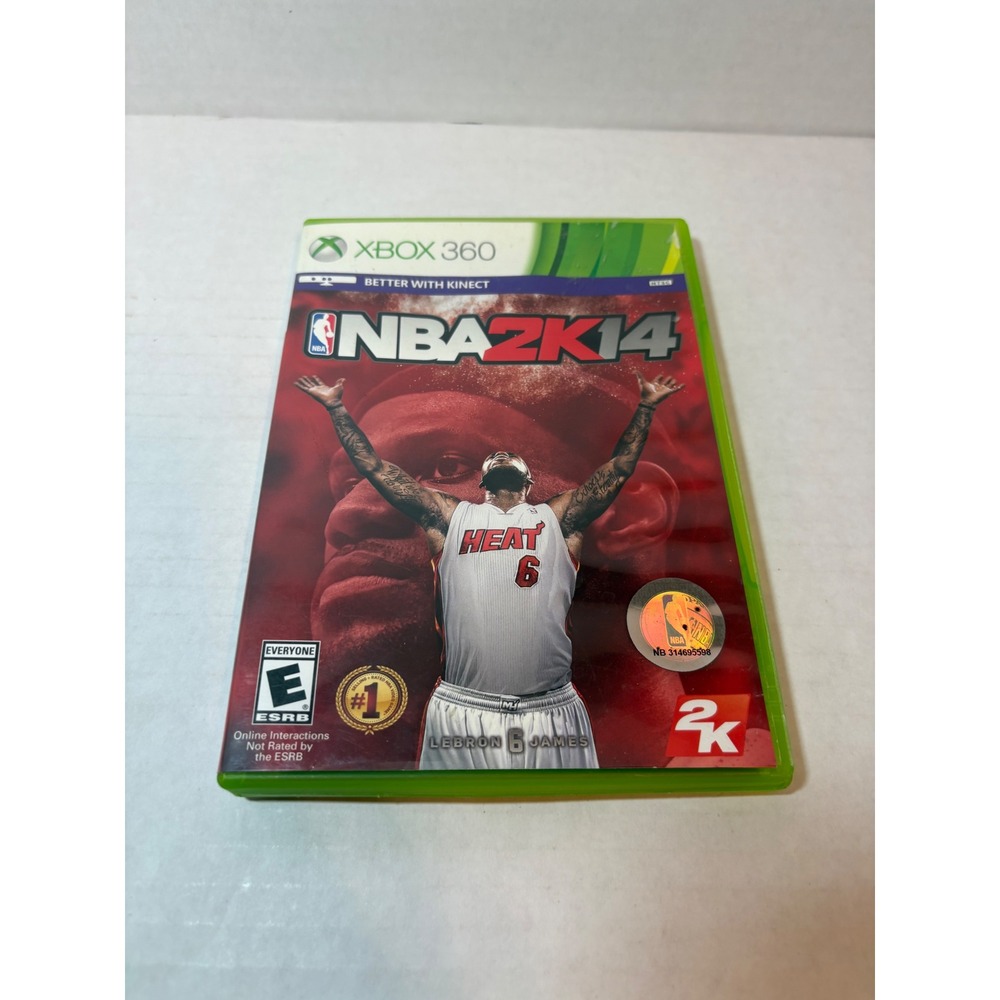 NBA‎ 2K14 Xbox 360 Microsoft 2K Sports LeBron James Cover Complete CIB NBA2K14